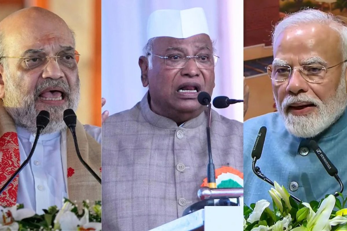 Political Controversy - पीएम मोदी के दिवंगत पिता पर टिप्पणी को लेकर विवादों में घिरे खरगे, अमित शाह समेत भाजपा नेताओं ने बोला तीखा हमला