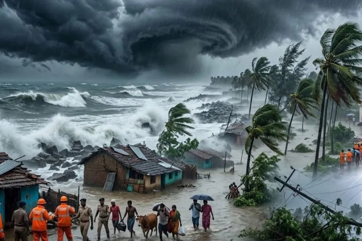 Cyclone Arnab Severe Alert - चक्रवात 'अर्नब' ने लिया विकराल रूप: 28 अक्टूबर को बापटला और विशाखापत्तनम के बीच लैंडफॉल, 5 राज्यों में भारी बारिश का अलर्ट