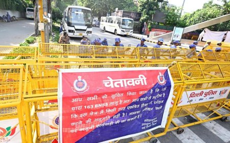 Delhi Jantar Mantar Security: सीईसी ज्ञानेश कुमार के इस्तीफे की मांग पर अड़ी CJP, प्रदर्शनकारियों पर नजर रखने के लिए नाइट-विजन बॉडी कैमरों से लैस हुई पुलिस