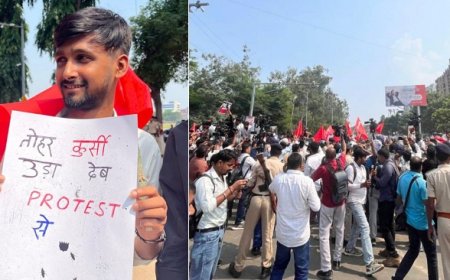 SIR के खिलाफ पटना की सड़कों पर उतरा आइसा: मुख्य चुनाव आयुक्त ज्ञानेश कुमार के इस्तीफे की मांग को लेकर प्रदर्शन