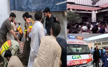 पाकिस्तान के पेशावर में बड़ा हादसा: स्कूल की छत गिरने से 18 बच्चों समेत 19 लोगों की मौत, मलबे में रेस्क्यू ऑपरेशन जारी