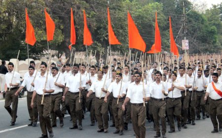 RSS Route March - मद्रास हाईकोर्ट की मंजूरी के बाद चेन्नई समेत तमिलनाडु में आज आरएसएस का पथ संचलन