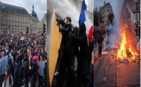 France Protests Erupt - महंगाई और स्कूलों की खस्ताहाली पर सड़कों पर लाखों लोग, करीब 1,000 प्रदर्शनकारी गिरफ्तार