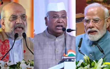 Political Controversy - पीएम मोदी के दिवंगत पिता पर टिप्पणी को लेकर विवादों में घिरे खरगे, अमित शाह समेत भाजपा नेताओं ने बोला तीखा हमला