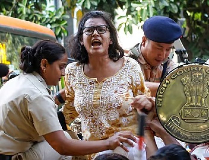 Neha Bora Case - आइसा अध्यक्ष नेहा बोरा को दिल्ली हाईकोर्ट से झटका, 10 हजार के पीस बॉन्ड वाले नोटिस पर दखल से इनकार