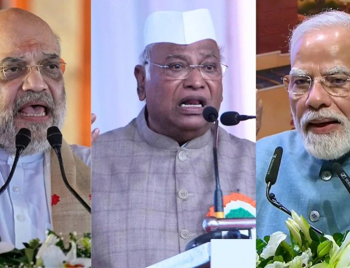 Political Controversy - पीएम मोदी के दिवंगत पिता पर टिप्पणी को लेकर विवादों में घिरे खरगे, अमित शाह समेत भाजपा नेताओं ने बोला तीखा हमला